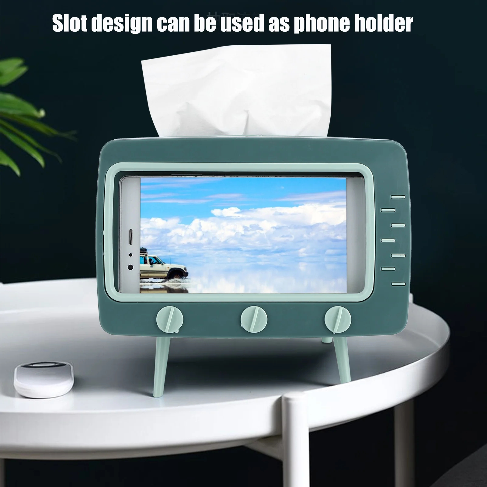 Cajita de Pañuelos con Soporte para Celular - Image 16