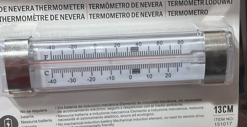 Termómetro para Nevera