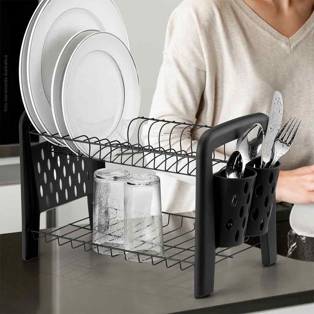 🍽️🧼 Escurridor Plegable para Cocina (Triple Resistencia) PL4695