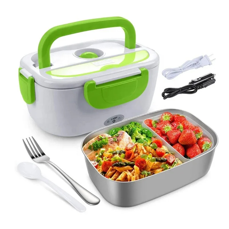 🍱⚡ Lonchera Eléctrica Multifuncional: Calienta y Mantén tus Alimentos Frescos