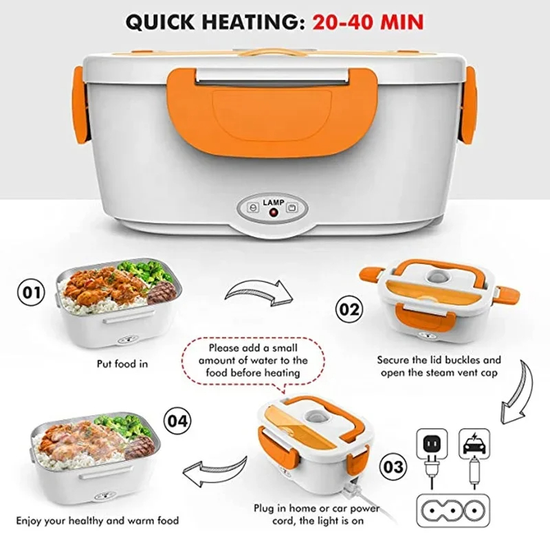 🍱⚡ Lonchera Eléctrica Multifuncional: Calienta y Mantén tus Alimentos Frescos - Image 6