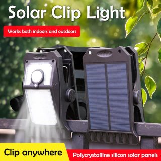 Luz Solar con Clip y Sensor de Movimiento