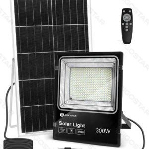 Lámpara Reflector Led con Panel Solar 3000 lm