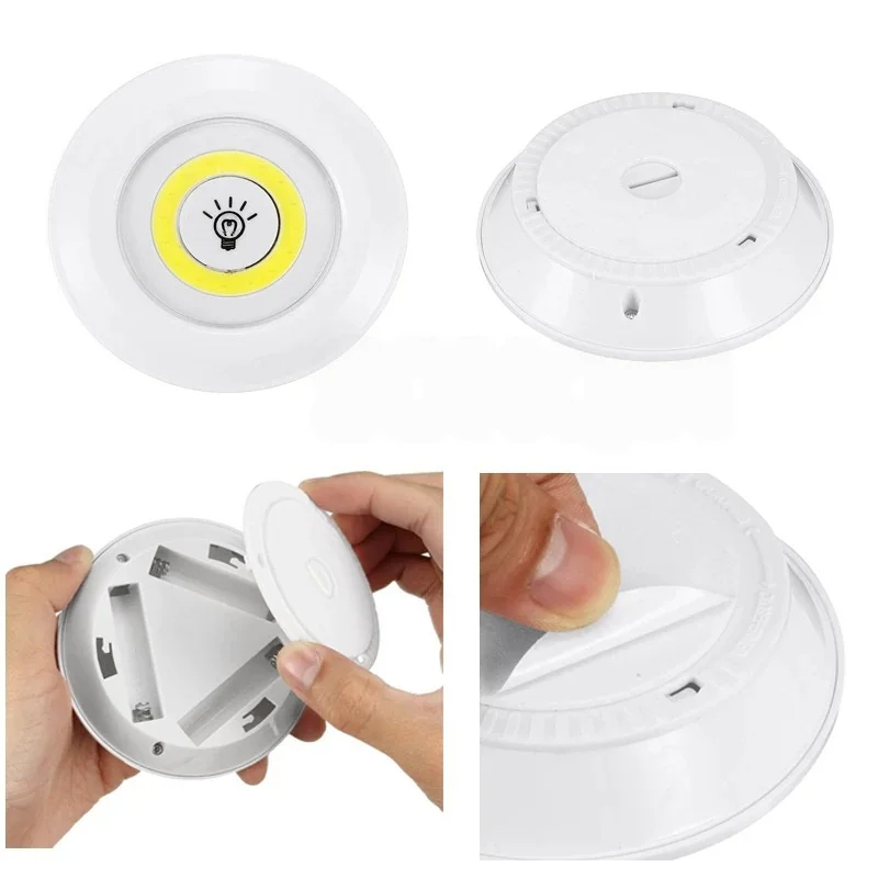 Set de 3 Luces LED con Baterías y Control Remoto