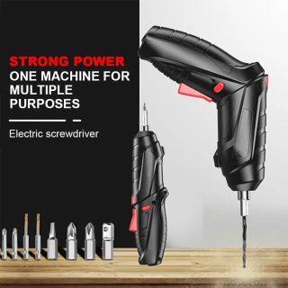 🔧⚡ Destornillador Eléctrico Inalámbrico 3.6V – Mini Taladro Recargable 1300mAh con Luz LED