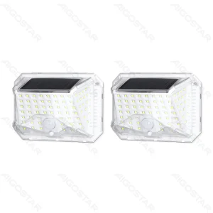 ☀️🔦 Lámpara Solar LED de Pared con Sensor Aigostar "Solar Sensor Wall Light": Iluminación Exterior Eficiente y Segura (Paquete de 2)