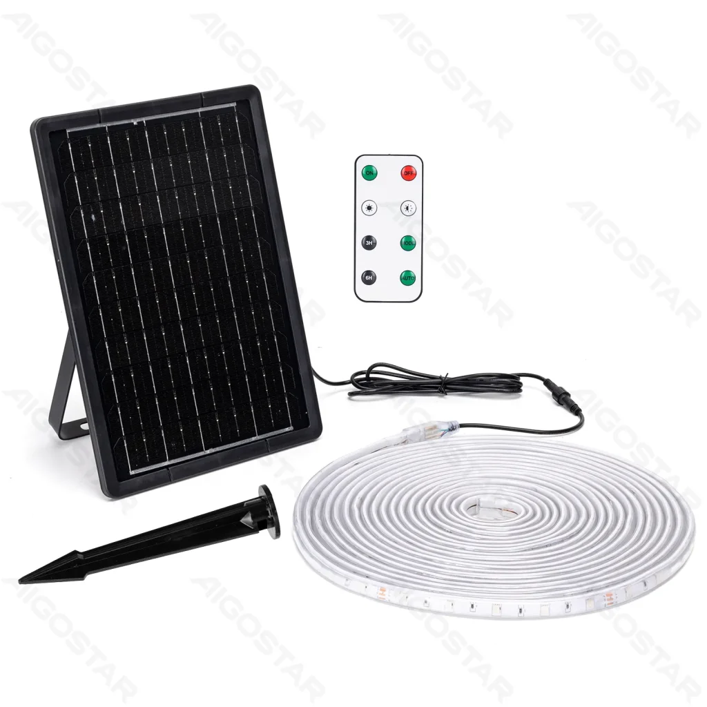 Tira LED Solar para Piscina Aigostar – Iluminación Decorativa y Funcional para Exteriores