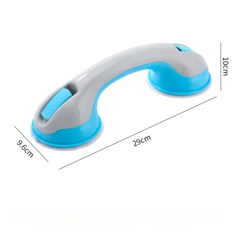 Manija de Sujeción con Ventosa | Seguridad sin Perforar para Baño, Vidrios, Auto, etc