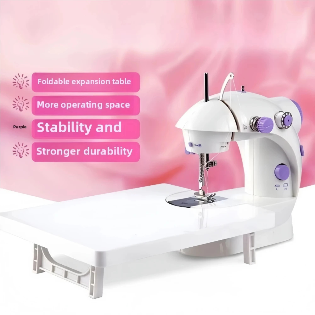 Mini máquina de coser portátil, lista para trabajar