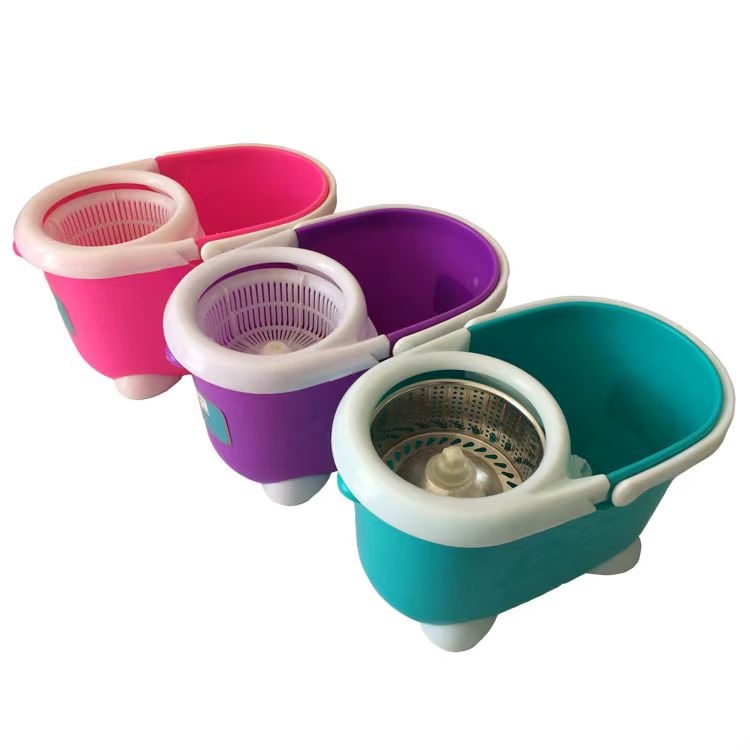 🧹 Balde Trapeador Giratorio con Centrifugado de Acero Inoxidable - Image 3