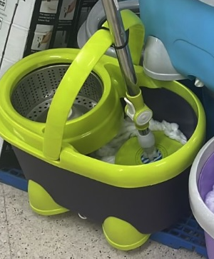 🧹 Balde Trapeador Giratorio con Centrifugado de Acero Inoxidable - Image 6