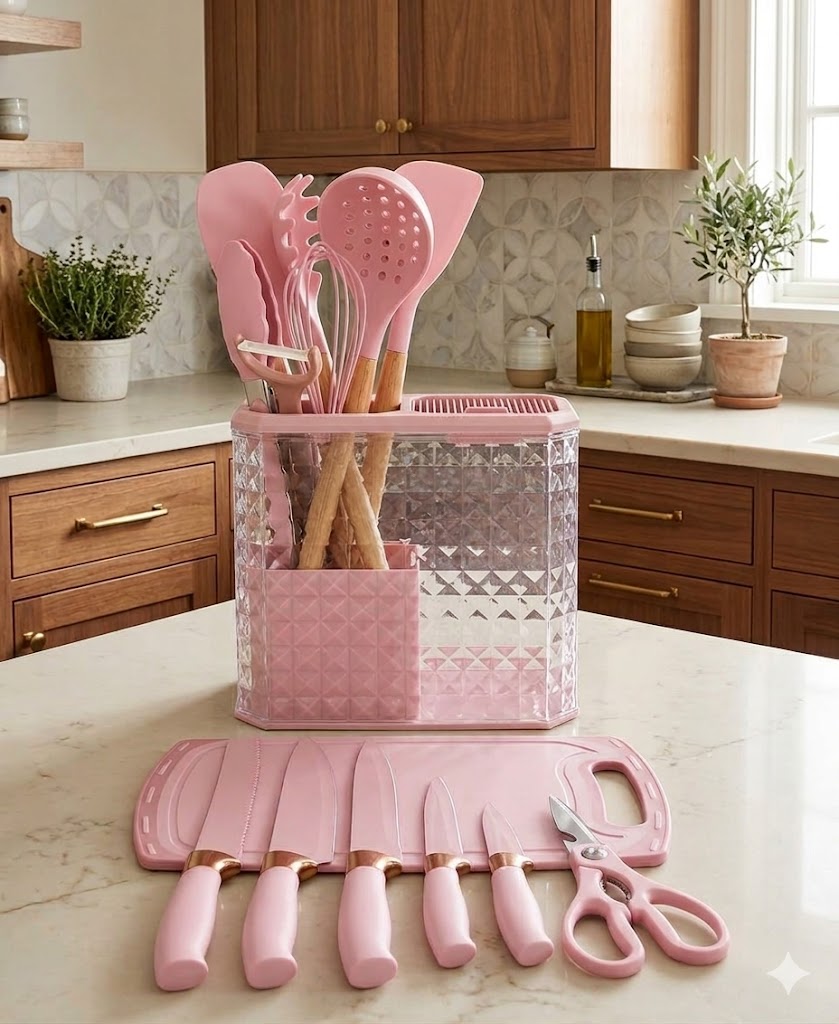 Set de Utensilios de 17 piezas con hermoso contenedor - Image 5