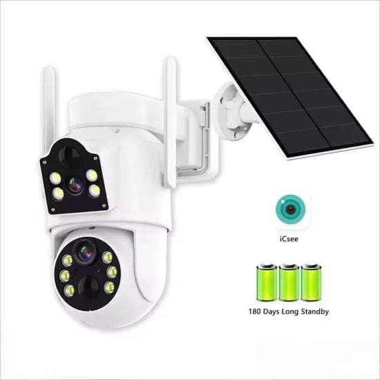 cámara de vigilancia solar iCSee 4MP