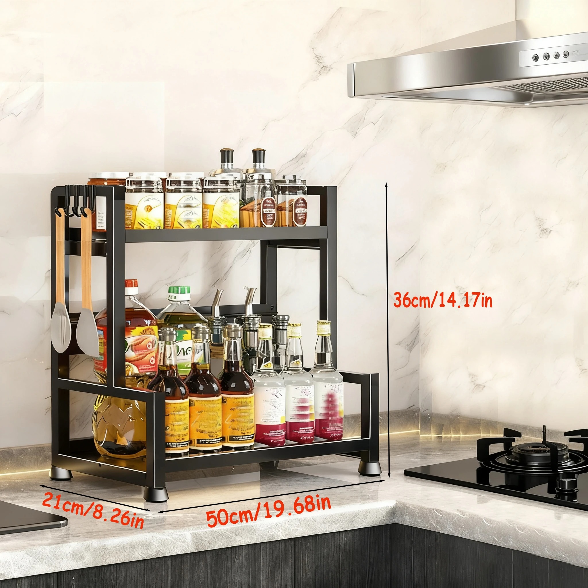 Estante Organizador de Cocina - Acero Inoxidable anodizado - Image 3