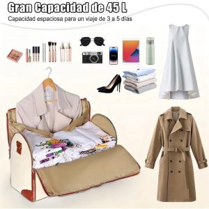 Bolso Viral de Viaje 2 en 1 | Portatrajes + Bolso de 45L + Bolsa de Zapatos