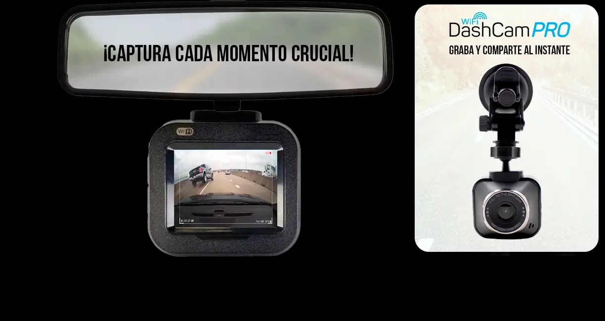 Wifi Dash Cam Pro WDC01 – Cámara Full HD para Vehículos con WiFi