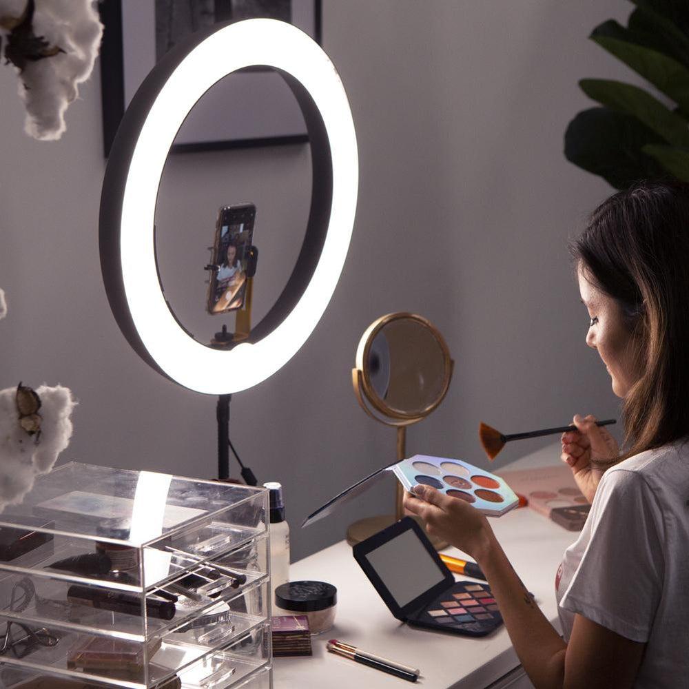 Aro de Luz LED LJJ Series con Trípode y Soporte para Celular (copia)