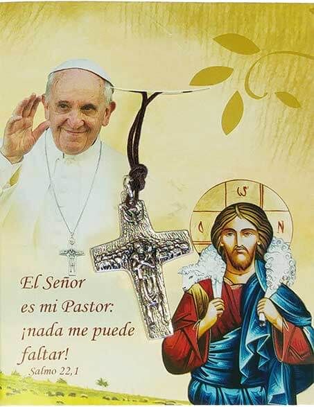 La Cruz del Buen Pastor (Enchape de Platino) - Image 5