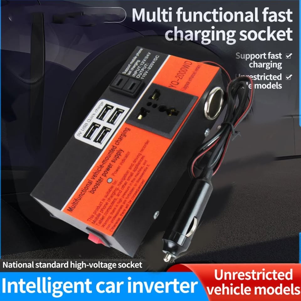 Convertidor de corriente de 12 V a 220V, 1500W - Image 4