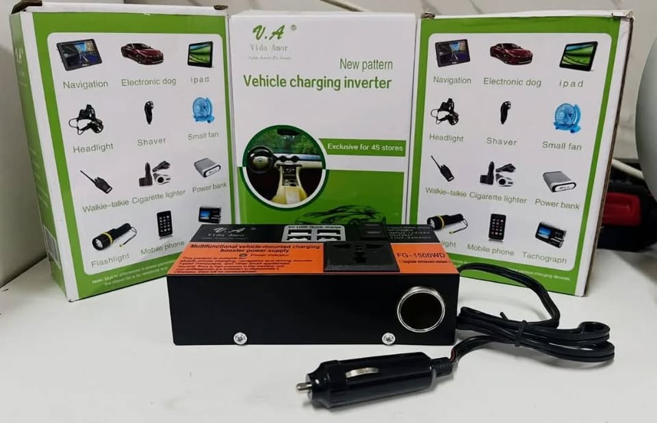 Convertidor de corriente de 12 V a 220V, 1500W - Image 7