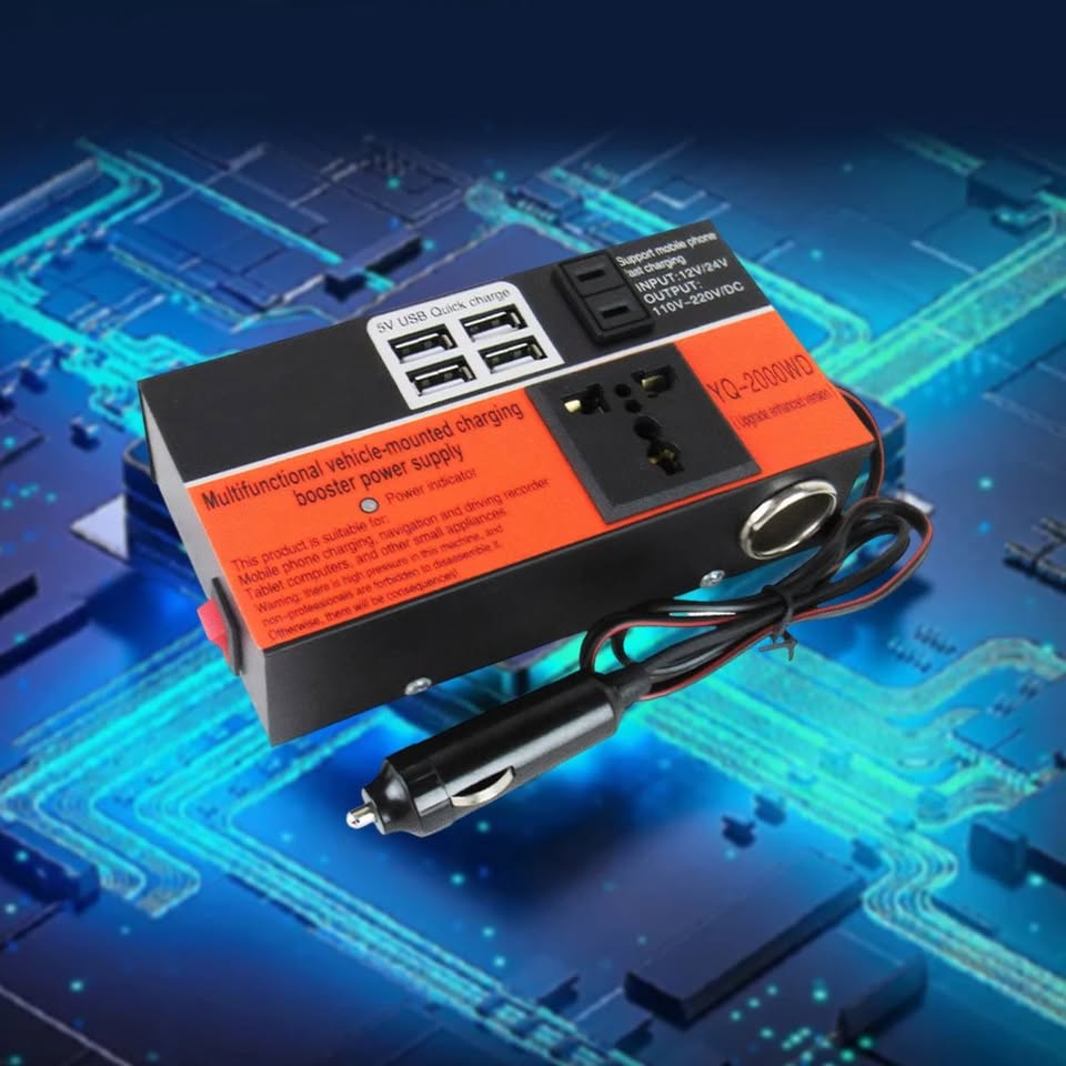 Convertidor de corriente de 12 V a 220V, 1500W